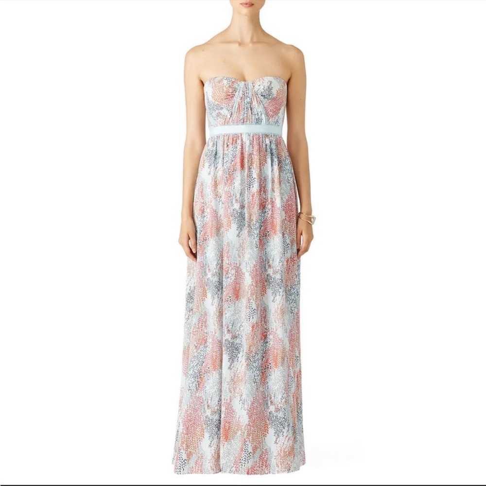 BCBGMAXAZRIA Amber Strapless Gown